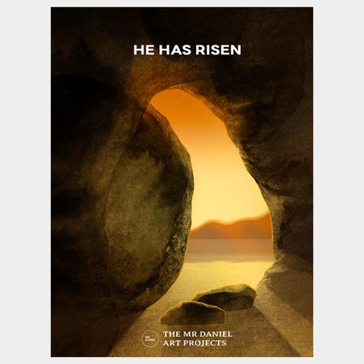 HE HAS RISEN 版画壁纸（电子版） 商品图0