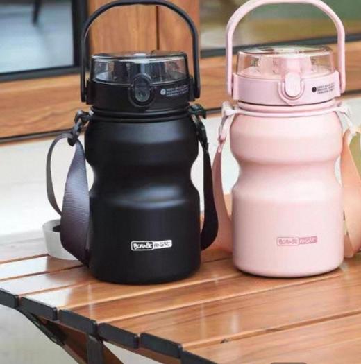 豆豆乐36503双饮把手桶桶保温杯650ml 商品图3