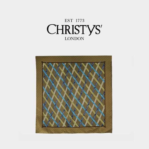 【新品】Christys'百年皇室品牌 100%桑蚕丝丝巾复古老花大方巾 商品图6