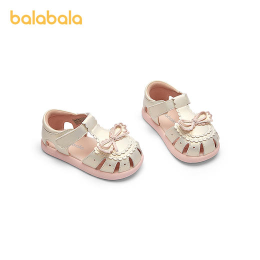 【商场同款】巴拉巴拉童鞋儿童学步鞋女童2026夏新款精致时尚凉鞋 商品图4