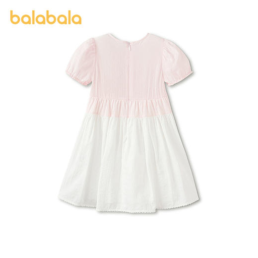 【商场同款】巴拉巴拉儿童连衣裙女童2026新款夏季经典收腰A字裙 商品图2