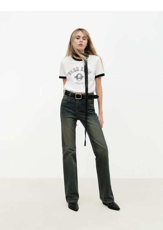 MOC*O撞色镶边T恤 商品图3