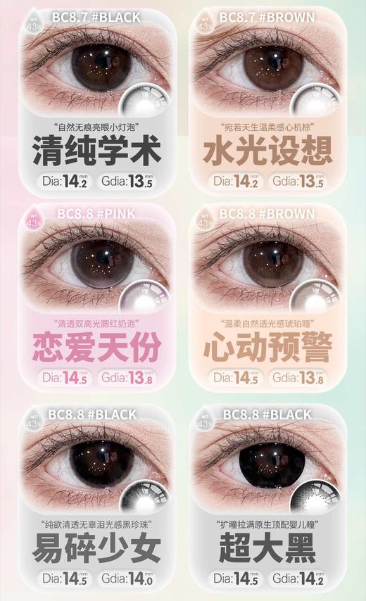 Onlycon正品日抛,78/盒148/2盒228/4盒418/8盒488/10盒718/18盒,小黑茶 商品图3