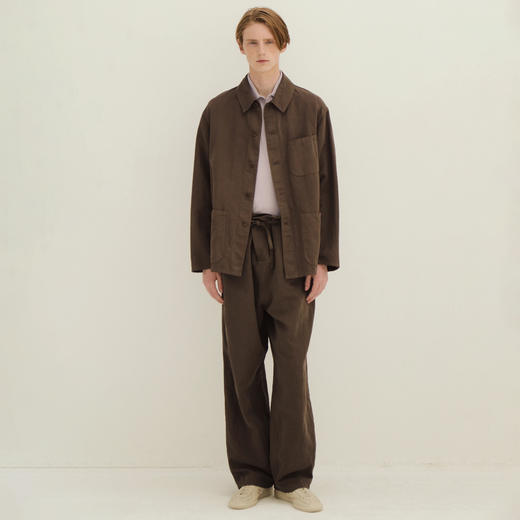 KAPTAIN SUNSHINE Gaba. Work 埃及棉比利时亚麻混纺工装夹克 商品图1