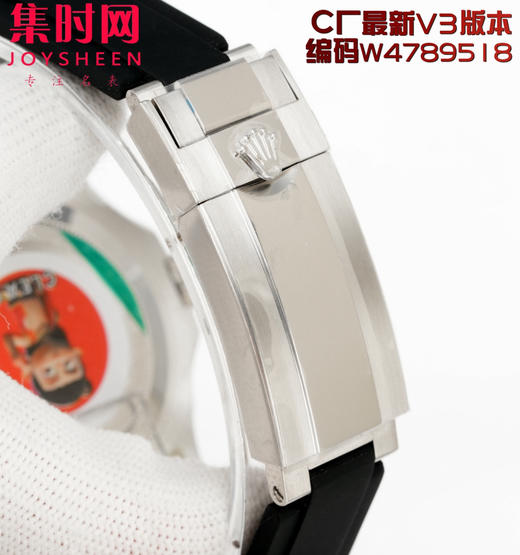 劳力士 ROLEX 游艇名仕系列 钻圈银游艇 白金游艇 T型冰糖钻糖果钻 珠宝级镶嵌钻石工艺 表径42mm 彩虹游艇 男士腕表 商品图7