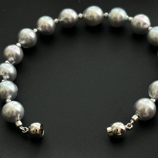 真多麻色隔珠手链 8-8.5mm 海水巴洛克 商品图1