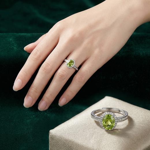 【清明节宝石专场】10号 绿宝石戒指 库存7 配饰925银 商品图0