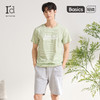 爱帝男士薄款睡衣休闲可外穿夏季短袖家居套装 商品缩略图0