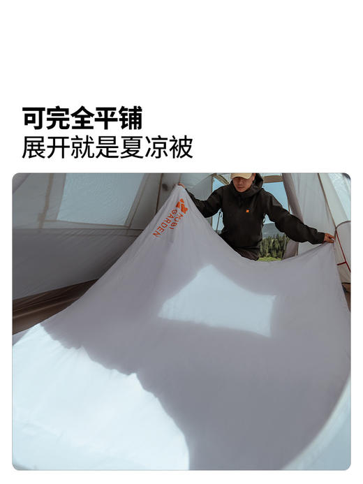 牧高笛寒武信封户外棉睡袋露营成人男女保暖冬季大人加厚防寒睡袋 商品图3