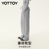 YOTTOY 加绒年糕阔腿裤运动裤直筒高腰瑜伽长裤女宽松休闲裤秋冬 商品缩略图2
