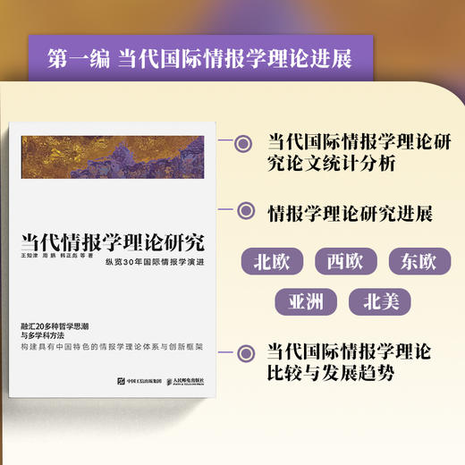 当代情报学理论研究 国际情报学演进中国特色理论体系哲学思潮多学科实证研究学术书籍 商品图1