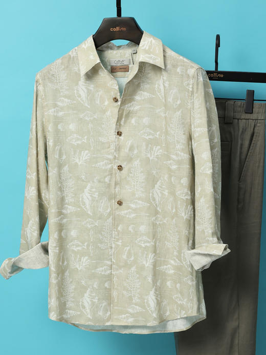 【复古野趣】callisto定制亚麻花衬衫系列 商品图4
