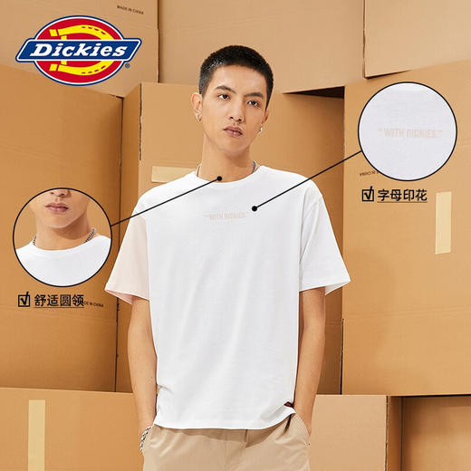 Dickies 2022春夏新款短袖男 宽松休闲男女短袖t恤 商品图5