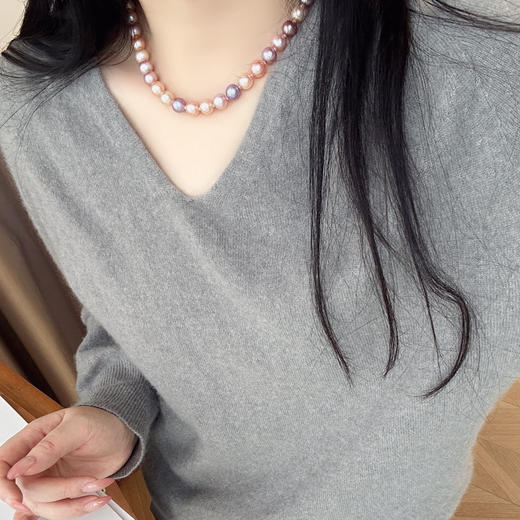 母亲节福利｜混彩天然珍珠项链 商品图7