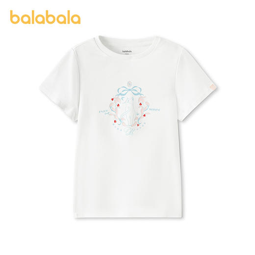 【商场同款】巴拉巴拉童装女童短袖t恤儿童2026新款夏装甜美上衣 商品图2