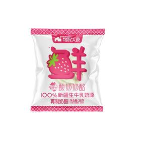 牧民人家草莓酸奶奶酪26g/袋