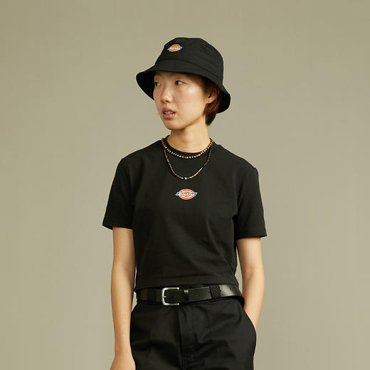 Dickies女式短款LOGO短袖T恤 舒适百搭修身短袖 DK012314 商品图1