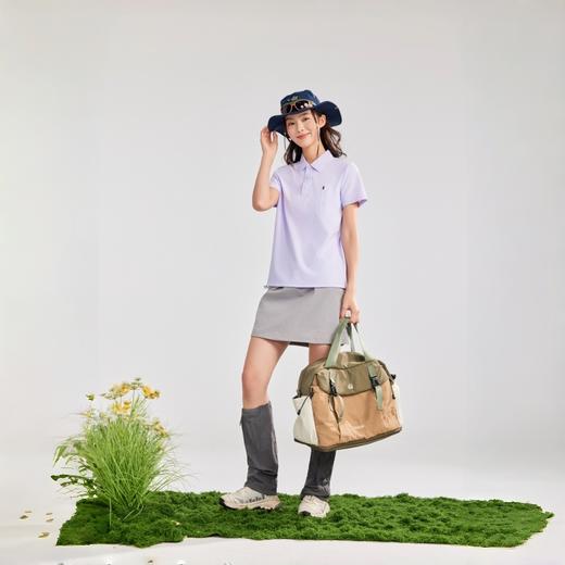 【厚盛--森系华夫格冰格POLO衫】轻奢级微垂感锦纶冰丝面料、华夫格透气孔结构设计、薄荷冰凉感性能、3D立体剪裁正肩版型、凉感防晒修饰身形、男女同款时尚休闲又百搭 商品图4