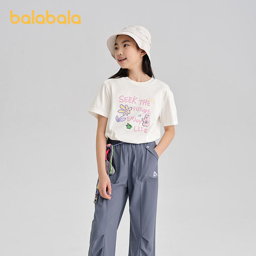 【商场同款】巴拉巴拉童装女童短袖t恤儿童2026新款夏装凉感速干 商品图2