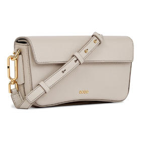 194891386623 爱步ECCO 真皮轻奢上班通勤单肩包方包9107778  （约23*5*11cm）