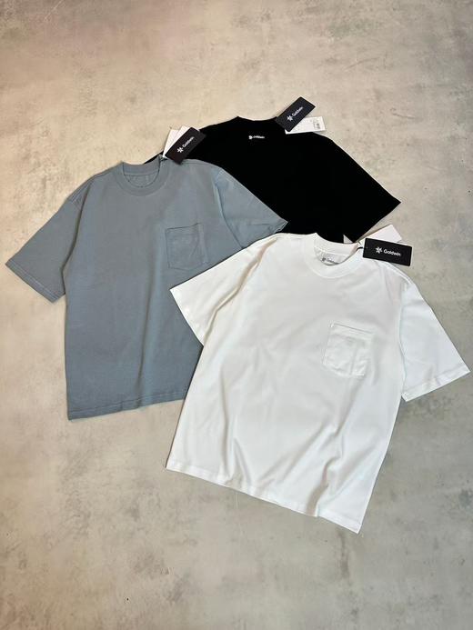 原单，Goldwin Oversized Pocket 纯色宽松口袋小标圆领短袖 商品图2