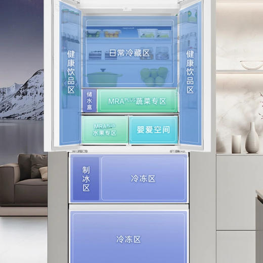 卡萨帝（Casarte）冰箱 BCD-520WGCFDMGCTU1 (白) 商品图9