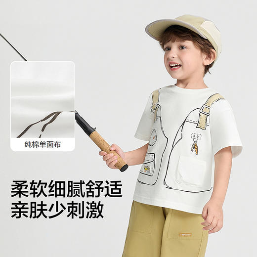 【balaOne】巴拉巴拉童装儿童短袖t恤男女童2026新款夏装纯棉上衣 商品图3