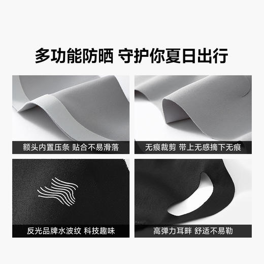 素湃Supield面膜防晒口罩全波段防紫外线立体遮阳脸基尼凉感面罩 商品图4