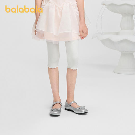 【商场同款】巴拉巴拉童装女童瑜伽裤儿童打底裤2026夏新款七分裤 商品图1
