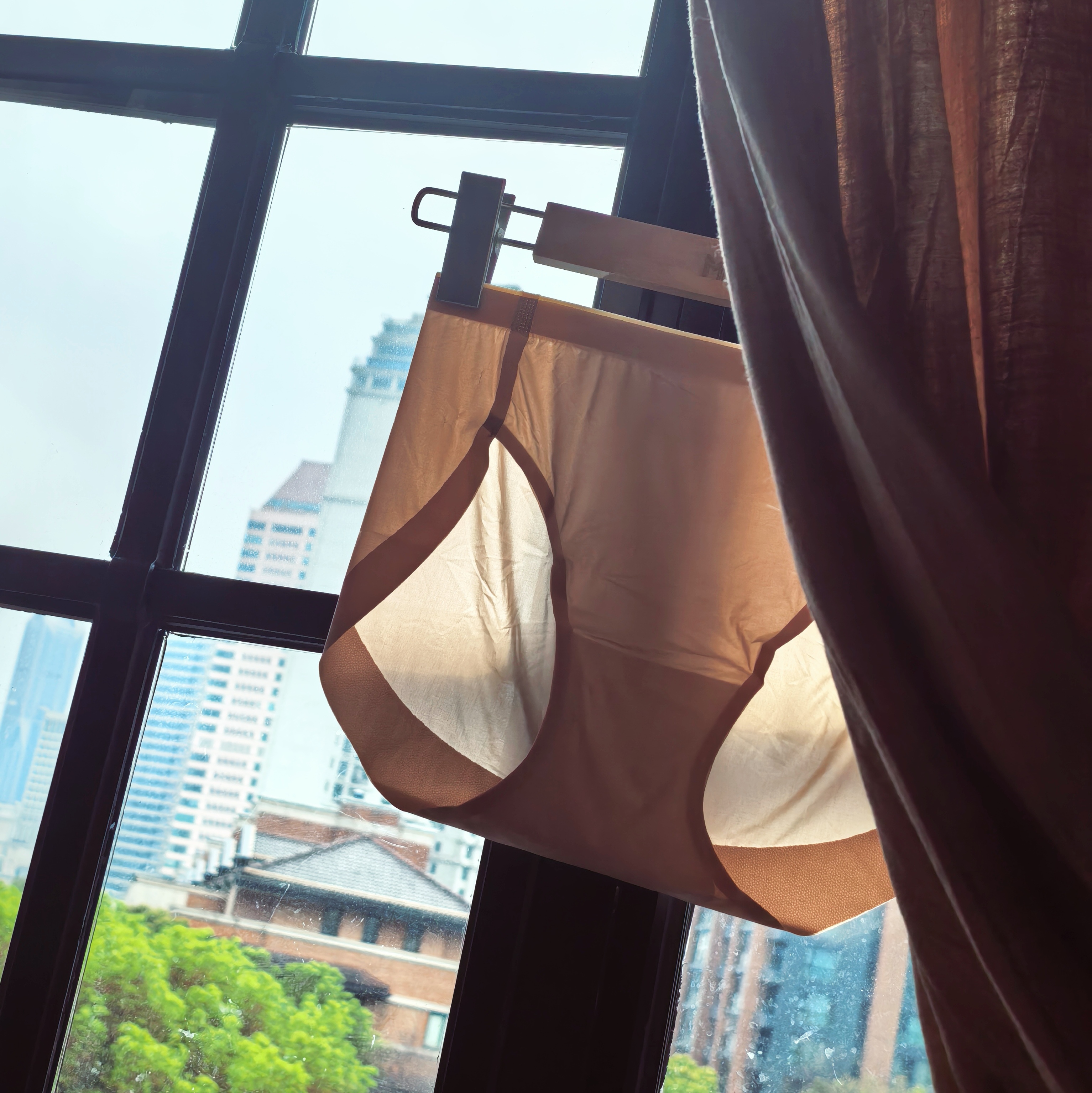 [屁侠亲荐]HOLF哈夫 高开叉隐感面膜内裤 5色可选 均码 80-130斤可穿