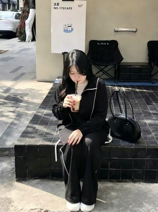 【群内福利】休闲显瘦长袖休闲卫衣，休闲款套装~ 商品图3