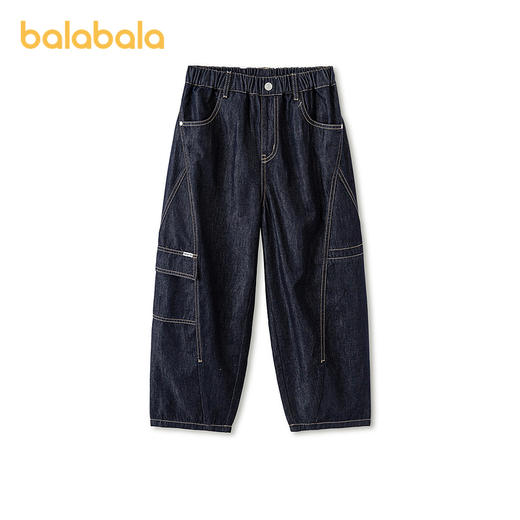 【商场同款】巴拉巴拉童装男牛仔裤儿童裤子2026新款夏气球工装裤 商品图4
