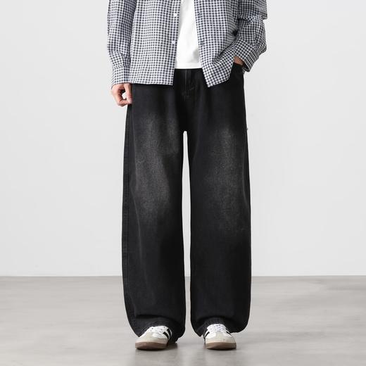 gxgjeans男装【棉感亲肤】男士宽松牛仔裤26春款时尚潮流百搭青少年长裤男K&C 商品图1