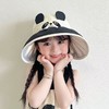 儿童夏季薄款大檐防紫外线女童空顶遮阳帽子男童太阳帽儿童防晒帽可收纳2-7岁 商品缩略图2
