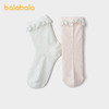 【商场同款】巴拉巴拉儿童袜子夏季新款网眼透气女童公主袜两双装 商品缩略图2