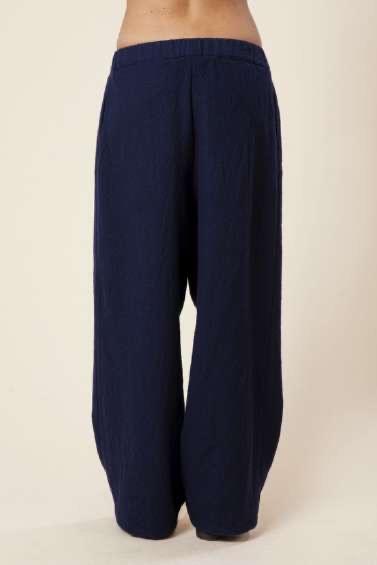 apuntob 弹性腰羊毛休闲裤长裤 商品图2