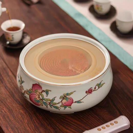 莺歌烧电陶炉 茶界‘爱马仕’ 煮水神器 远红外无声慢炖 让茶汤喝出炭火味 不挑壶 无噪音 似炭火 围炉煮茶 煮果茶花茶 多款多色 包邮 |百里居 0407 商品图11