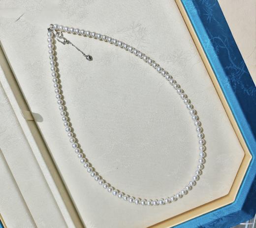 正圆极光小米珠 5mm珍珠项链 主推款 超细小米珠 仙气日常 [发：86] 商品图1