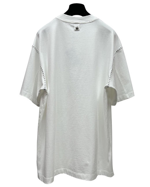 男款破损立体刺绣短袖T恤ba009 商品图1