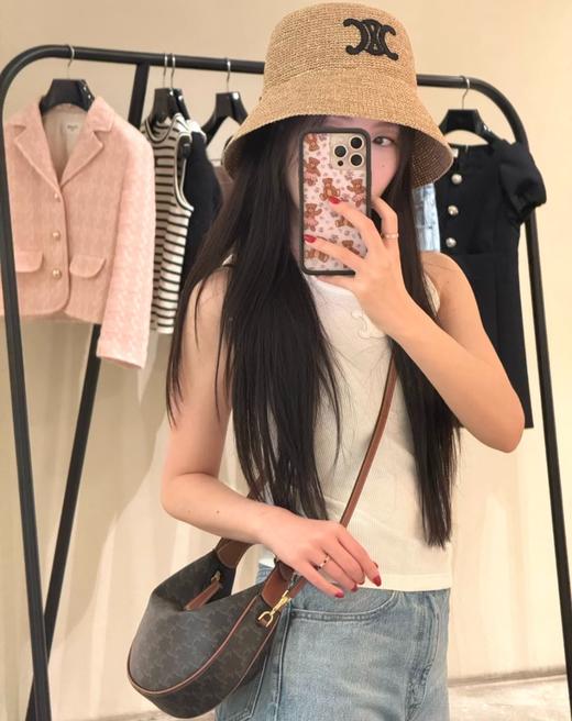 刺绣logo拉菲草帽zh008 商品图3