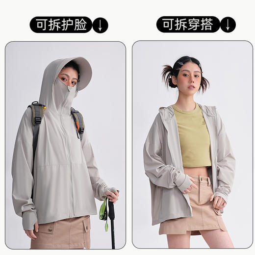 【亲妈精选】八度丘 UPF50+冰丝防晒衣外套防蚊虫防晒服（帽子可拆卸） 商品图5