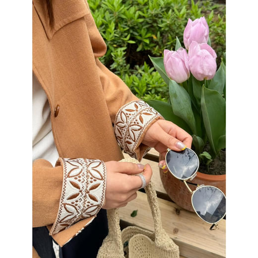 2604115    精致刺绣 🍊橘 春款外套 商品图8