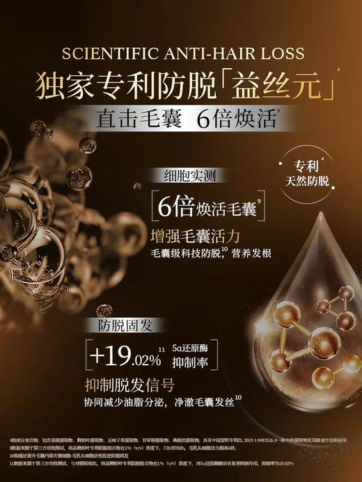 滋源侧柏叶防脱橙极光洗发水强韧固发丰盈蓬松洗头膏535g 商品图4