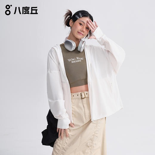 【亲妈精选】八度丘 UPF50+冰丝防晒衣外套防蚊虫防晒服（帽子可拆卸） 商品图3