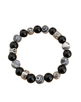 黑玛瑙珠子多元素手链he009