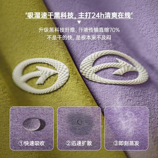 马登美式哈苏线7A抗菌圆领宽松运动吸湿速干短袖T恤半袖上衣女士 商品图2