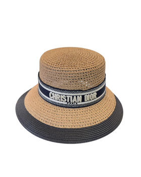 logo草编礼帽zh010