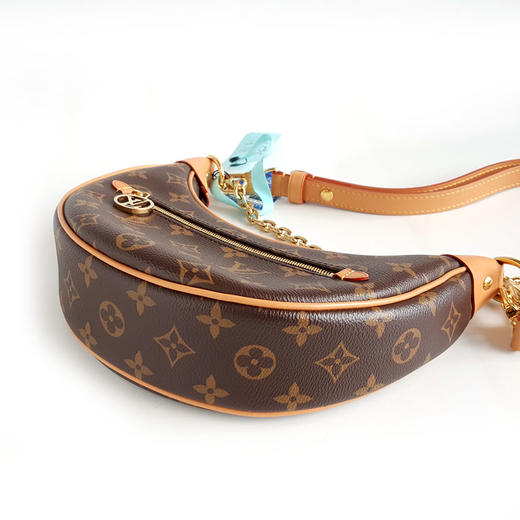 【95新】LV路易威登LOOP系列M81098棕色老花LOOP月牙包豌豆包单肩腋下包女士280326AK04 商品图7
