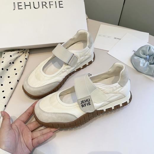 JEHURFIE/纪华菲浅口魔术贴玛丽珍运动单鞋 | 时尚百搭、颜值在线、舒适柔软 商品图3