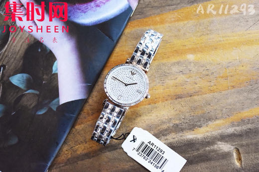 原单ARMANI/阿玛尼 新款满天星Ar11293
表壳：316L精钢
表镜：矿物质强化玻璃
表带：316L精钢镶钻表带 商品图1